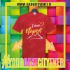 T-Shirt Uomo Rossa "I Love Napoli" Maglietta Estiva della tua Città Idea regalo gadget Eventi