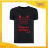 T-Shirt Uomo Natalizia Nera "Lista Delle Ragazze Cattive" grafica Rossa Maglietta per l'inverno Maglia Natalizia Idea Regalo Gadget Eventi