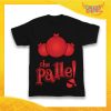 T-Shirt Bimbo Maglietta Nera "Che Palle" grafica Rossa Gadget Eventi