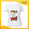 T-Shirt Donna Natalizia Bianca "Sono Stato Bravo Tutto l'Anno" grafica Rossa Maglietta per l'inverno Maglia Natalizia Idea Regalo Gadget Eventi