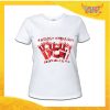 T-Shirt Donna Natalizia Bianca "Disturbo Compulsivo Regali" grafica Rossa Maglietta per l'inverno Maglia Natalizia Idea Regalo Gadget Eventi