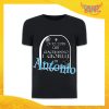 T-Shirt Uomo Nera Addio al Celibato Maglietta "Qui Giaceranno i Gioielli" Gadget Eventi