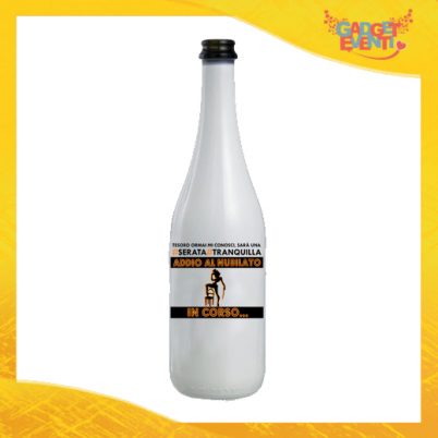 Bottiglia da Vino Personalizzata "Serata Tranquilla" Idea Regalo Addio al Nubilato Gadget Eventi