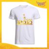 T-Shirt Uomo Bianca Addio al Celibato Maglietta "Futuro Sposo Corona" Gadget Eventi