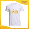 T-Shirt Uomo Bianca Addio al Celibato Maglietta "Team Sposo Corona" Gadget Eventi