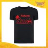T-Shirt Uomo Nera Addio al Celibato Maglietta "Futuro Sposo Sosteniamolo Tutti" Gadget Eventi