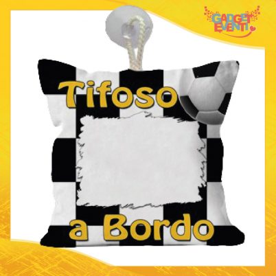 Mini Cuscino Tifoso Bianconero