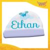 cappellino bimbo personalizzato con nome elefantino nuvoletta