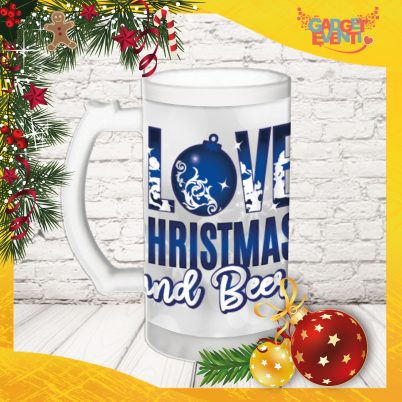 Boccale Birra " I Love Christmas "