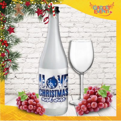 bottiglia natale " I Love Christmas "