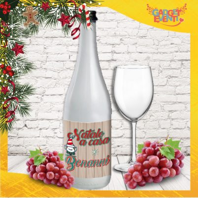 bottiglia natale " Natale A Casa "