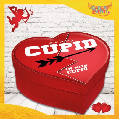 scatola a cuore San Valentino personalizzata " CUPID "