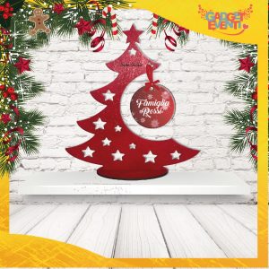 Mini albero di natale personalizzabile " Buon Natale da Famiglia..."
