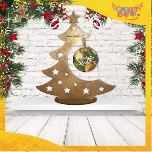 Mini albero di natale personalizzabile " Buon Natale da Famiglia..."