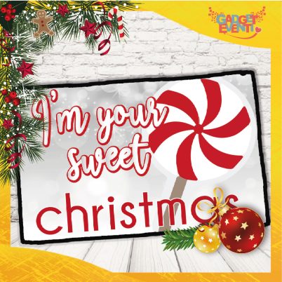 Tovaglietta per la colazione " I'm Your Sweet Christmas "