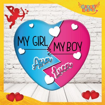 Mouse pad personalizzabile " My Boy & My Girl "