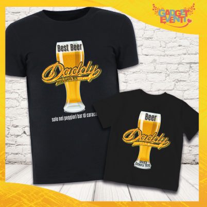 Coppia T-shirt ''Beer Daddy'' Nere