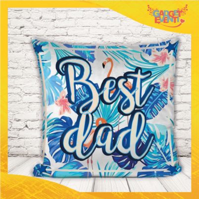 Cuscino Festa del Papà ''Dad Nature Blu''