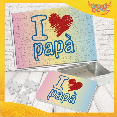 kit puzzle ''Papà Arcobaleno''