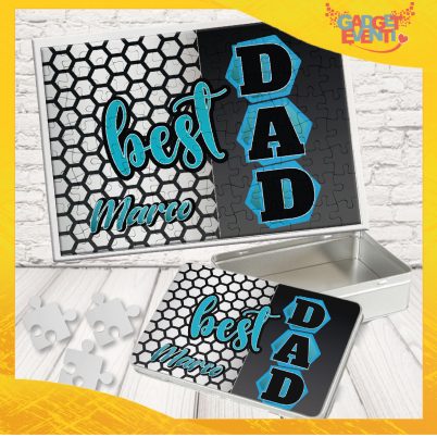 kit puzzle ''best dad blu''