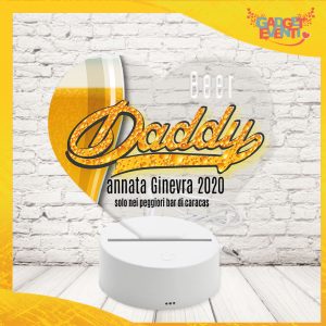 led trasparente cuore ''Beer Daddy''